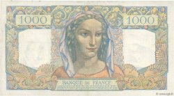 1000 Francs MINERVE ET HERCULE FRANKREICH  1945 F.41.01 fVZ