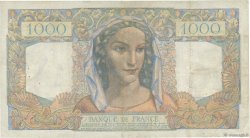 1000 Francs MINERVE ET HERCULE FRANCE  1945 F.41.03 F+