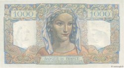 1000 Francs MINERVE ET HERCULE FRANCE  1945 F.41.03 XF-
