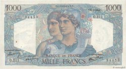 1000 Francs MINERVE ET HERCULE FRANKREICH  1946 F.41.11 SS