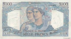 1000 Francs MINERVE ET HERCULE FRANCE  1946 F.41.12 pr.SPL