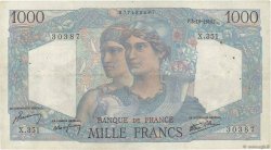 1000 Francs MINERVE ET HERCULE FRANKREICH  1946 F.41.17 SS