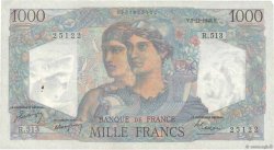 1000 Francs MINERVE ET HERCULE FRANCE  1948 F.41.24 VF
