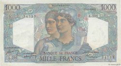1000 Francs MINERVE ET HERCULE FRANCE  1949 F.41.28 VF