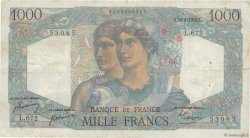 1000 Francs MINERVE ET HERCULE FRANCIA  1950 F.41.33
