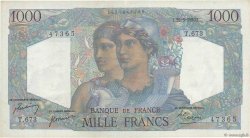 1000 Francs MINERVE ET HERCULE FRANCE  1950 F.41.33