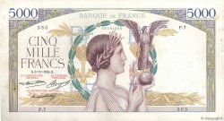 5000 Francs VICTOIRE FRANCIA  1934 F.44.01 BC+