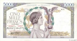 5000 Francs VICTOIRE Impression à plat FRANCE  1938 F.46.01