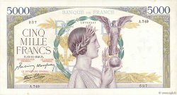 5000 Francs VICTOIRE Impression à plat FRANCIA  1941 F.46.29 EBC