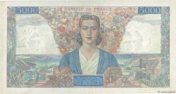 5000 Francs EMPIRE FRANÇAIS FRANKREICH  1945 F.47.34 fVZ