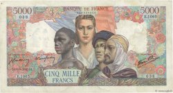 5000 Francs EMPIRE FRANÇAIS FRANCIA  1945 F.47.42 BC