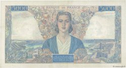 5000 Francs EMPIRE FRANÇAIS FRANKREICH  1946 F.47.51 VZ