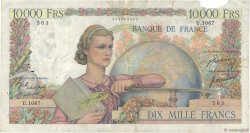 10000 Francs GÉNIE FRANÇAIS FRANCIA  1950 F.50.45 B