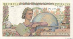 10000 Francs GÉNIE FRANÇAIS FRANCIA  1951 F.50.55 MBC