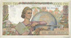 10000 Francs GÉNIE FRANÇAIS FRANCE  1952 F.50.61 TB