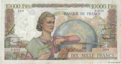 10000 Francs GÉNIE FRANÇAIS FRANCE  1952 F.50.62 F+
