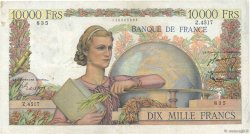 10000 Francs GÉNIE FRANÇAIS FRANCE  1953 F.50.64 VF