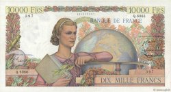10000 Francs GÉNIE FRANÇAIS FRANCIA  1954 F.50.69 BB