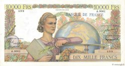 10000 Francs GÉNIE FRANÇAIS FRANCIA  1955 F.50.75