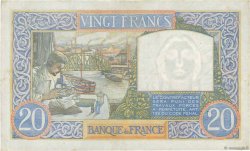 20 Francs TRAVAIL ET SCIENCE FRANCE  1941 F.12.17 TTB