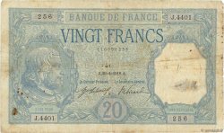 20 Francs BAYARD FRANCIA  1918 F.11.03 B