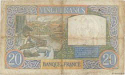 20 Francs TRAVAIL ET SCIENCE FRANCIA  1940 F.12.08 MB