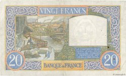 20 Francs TRAVAIL ET SCIENCE FRANKREICH  1941 F.12.14 SS