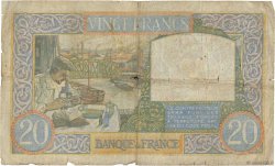 20 Francs TRAVAIL ET SCIENCE FRANKREICH  1941 F.12.16 SGE