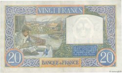 20 Francs TRAVAIL ET SCIENCE FRANCIA  1941 F.12.19 MBC+