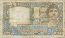 20 Francs TRAVAIL ET SCIENCE FRANCE  1941 F.12.19