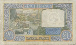 20 Francs TRAVAIL ET SCIENCE FRANCE  1941 F.12.19 TB