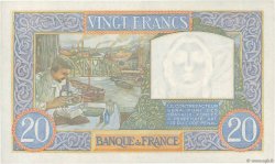 20 Francs TRAVAIL ET SCIENCE FRANCE  1941 F.12.20 SUP+