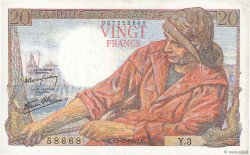 20 Francs PÊCHEUR FRANKREICH  1942 F.13.01