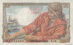 20 Francs PÊCHEUR FRANCIA  1942 F.13.02 BB