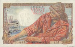 20 Francs PÊCHEUR FRANCE  1942 F.13.02 XF