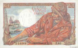 20 Francs PÊCHEUR FRANCIA  1943 F.13.06 SPL
