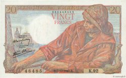 20 Francs PÊCHEUR FRANCIA  1943 F.13.07