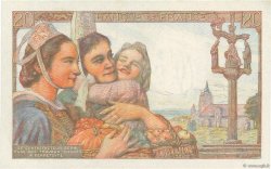 20 Francs PÊCHEUR FRANCE  1943 F.13.07 UNC