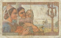 20 Francs PÊCHEUR FRANCIA  1948 F.13.13 BC+