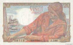 20 Francs PÊCHEUR FRANCIA  1949 F.13.14 q.FDC