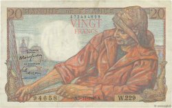20 Francs PÊCHEUR FRANCIA  1949 F.13.16 EBC