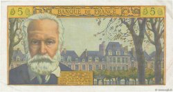 5 Nouveaux Francs VICTOR HUGO FRANCE  1960 F.56.05 TTB+