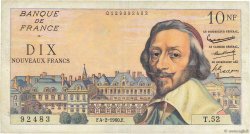 10 Nouveaux Francs RICHELIEU FRANCIA  1960 F.57.05 BC+