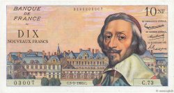 10 Nouveaux Francs RICHELIEU FRANCE  1960 F.57.07 VF