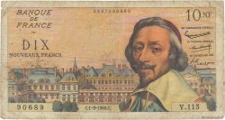 10 Nouveaux Francs RICHELIEU FRANCIA  1960 F.57.10 B