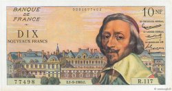 10 Nouveaux Francs RICHELIEU FRANCIA  1960 F.57.10 EBC