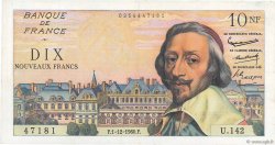 10 Nouveaux Francs RICHELIEU FRANCIA  1960 F.57.12 EBC