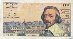 10 Nouveaux Francs RICHELIEU FRANKREICH  1962 F.57.20 S
