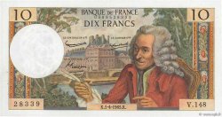 10 Francs VOLTAIRE FRANCE  1965 F.62.14 XF+
