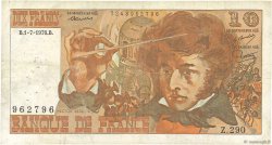10 Francs BERLIOZ FRANKREICH  1976 F.63.19